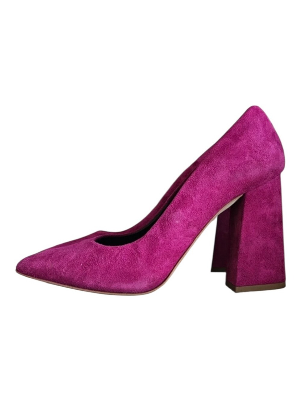 Rebecca Minkoff hot pink suede heels size size 4.5 EU 35